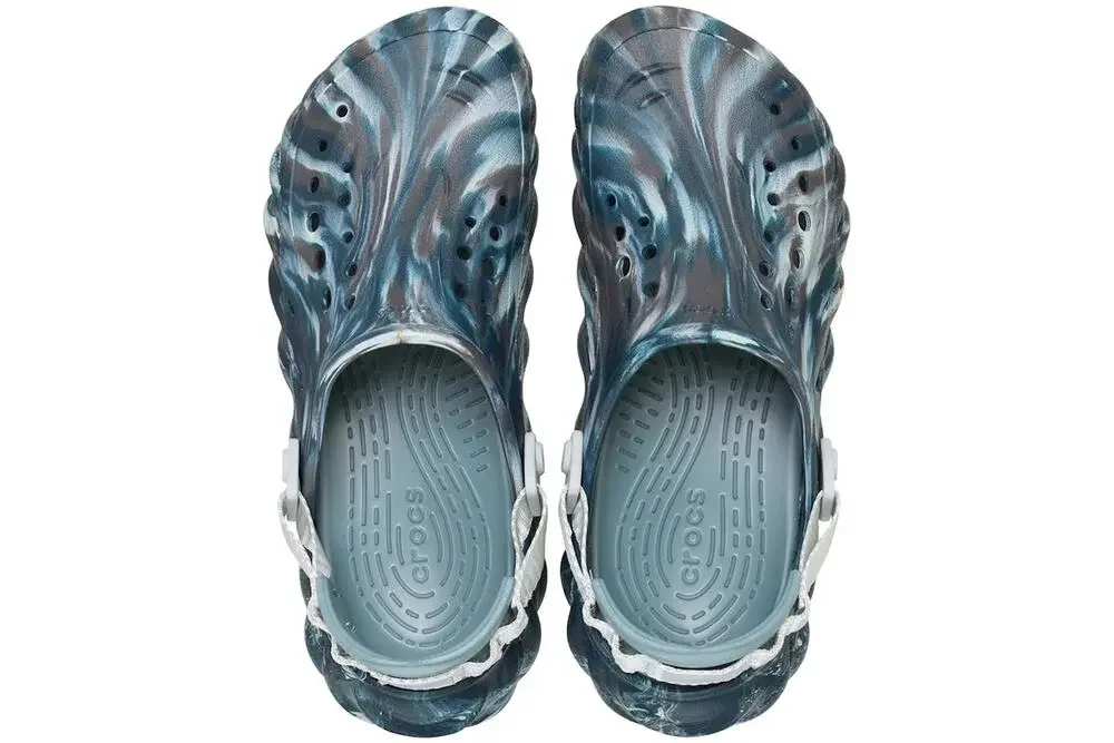 NWT! Crocs Echo Clog Marbled Black Sand Multi - Men 11 / EUR 45-46